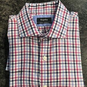 Esquire Men's Multicolor Checkered Shirt